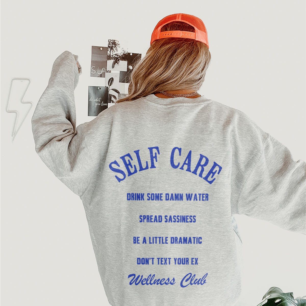 Self Care Wellness Club Sweatshirt